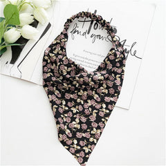 Floral Bandanas Kerchief Headbands Hair Ties Scarf Boho Head Hair Care