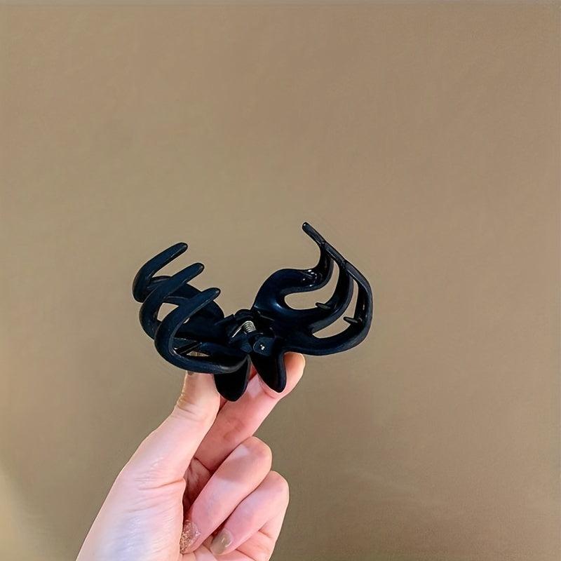 3pcs Mini Shark Claw Hair Clips Matte Style Hair Accessories