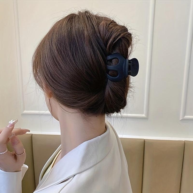3pcs Mini Shark Claw Hair Clips Matte Style Hair Accessories