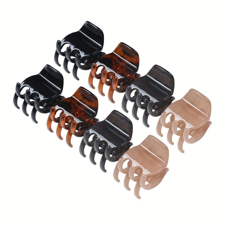 8pcs Mini Shark Claw Braid Hair Clip Women Hair Accessories