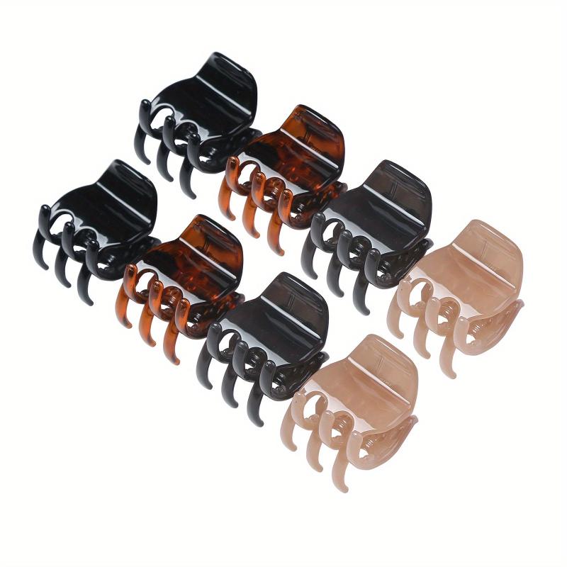 8pcs Mini Shark Claw Braid Hair Clip Women Hair Accessories