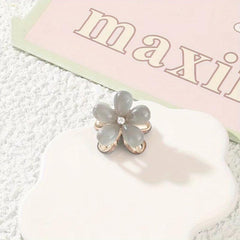 Oral Flower Hair Clip Sweet Hair Claw for Women Girls Baby