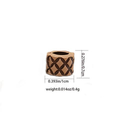 10pcs Dreadlock Rings Hair Braid Cuff Decorations Clips Beads Braiding Hair