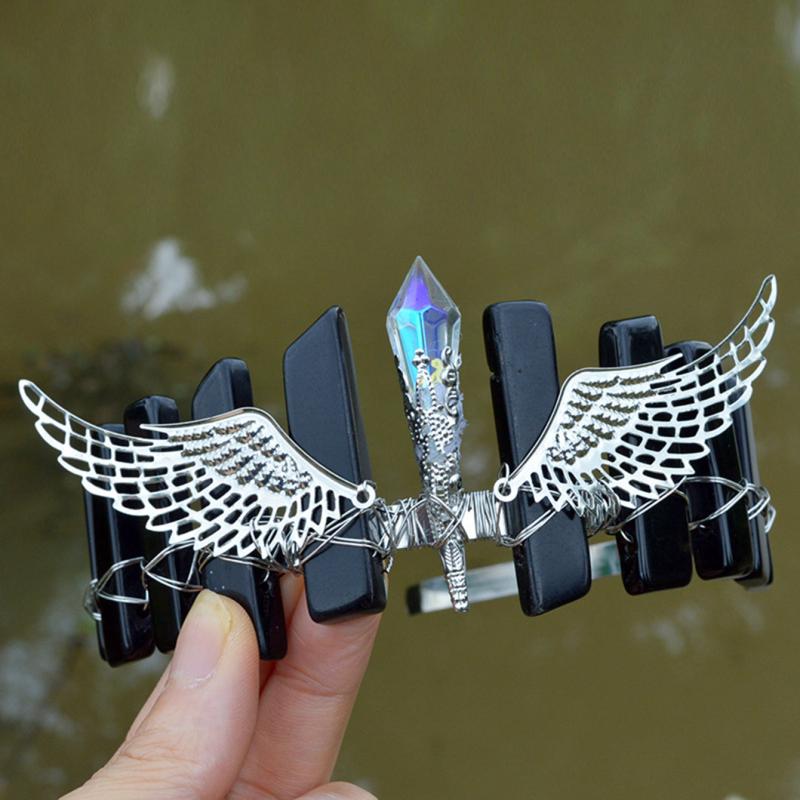 Moon Quartz Headband Purple Crystals Crown Natural Stones Branch Witch Headpiece