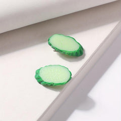 2pcs Cucumber Hair Clip Mini Duck Billed Clip