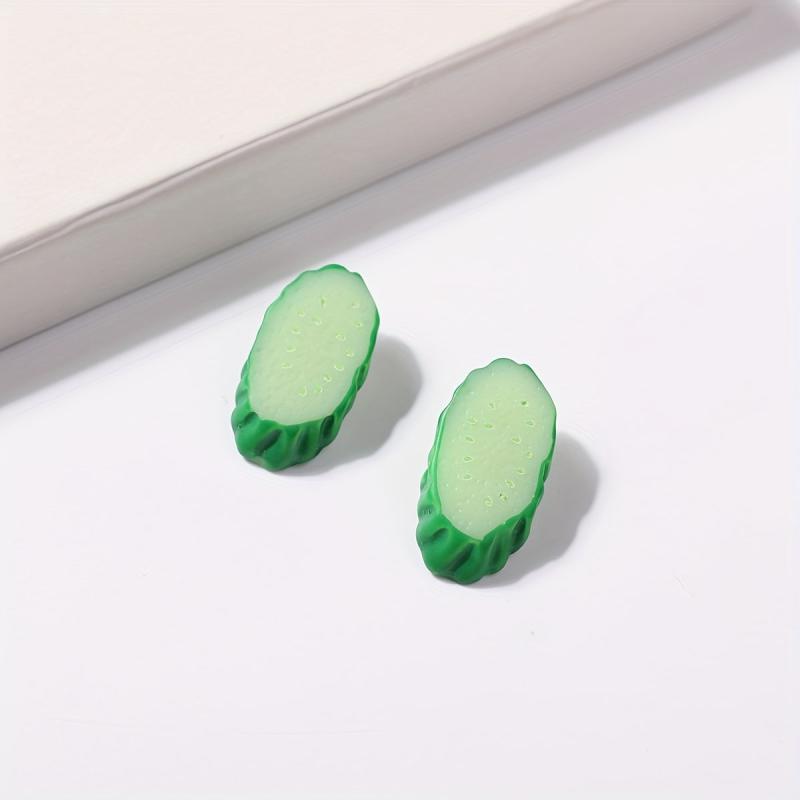 2pcs Cucumber Hair Clip Mini Duck Billed Clip