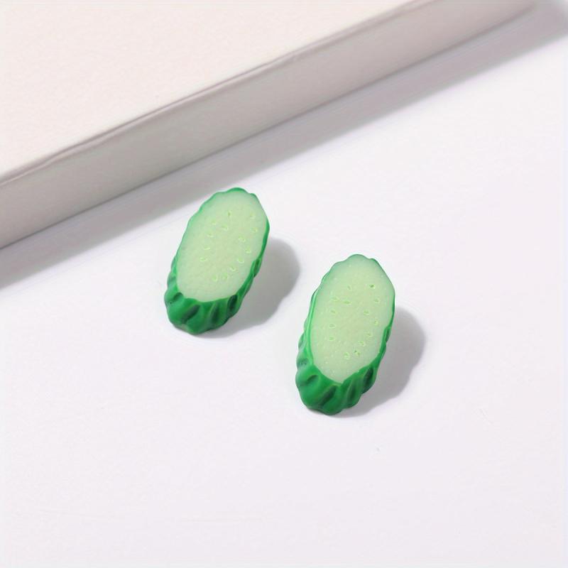 2pcs Cucumber Hair Clip Mini Duck Billed Clip