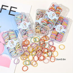 60PCS Girls Hair Ties Hair Rope Elastic Bands For Kids Baby Headdress