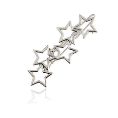 Hollow Star Hairclip Barrette Cyberpunk Hair Accessory