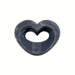 Acrylic Hollow Hair Claw Mini Shark Claw Ponytail Holder