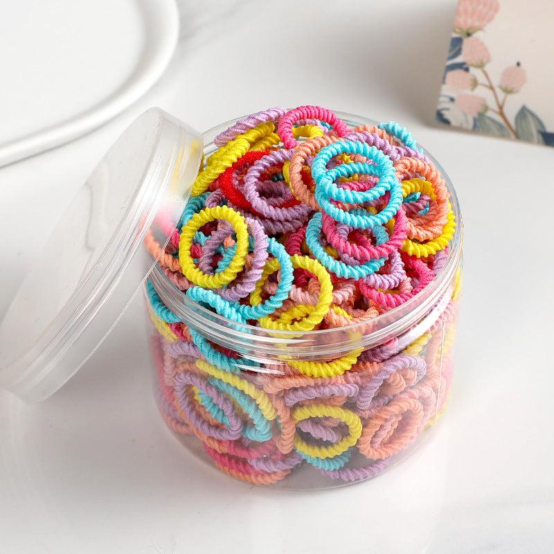 200pcs Mini Rubber Bands for Baby Girls Hair Accessories
