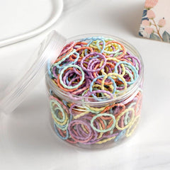 200pcs Mini Rubber Bands for Baby Girls Hair Accessories