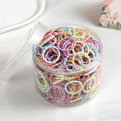 200pcs Mini Rubber Bands for Baby Girls Hair Accessories