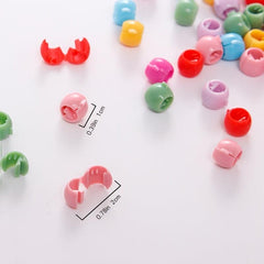 Mini Rainbow Hair Claw Clips for Girls Women