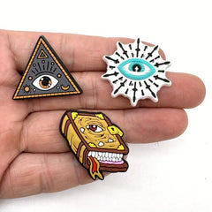 20pcs Cartoon Witch Shoe Decorations PVC Soft Charms Casual Style Accessories
