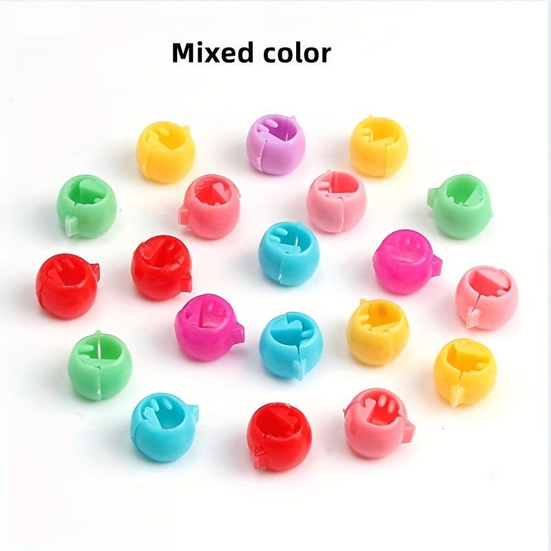 50PCS Mini Candy Hair Clips Nonslip Hair Claw For Ponytail Braids