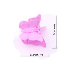 10pcs Mini Butterfly Hair Clip Small Hair Claw Headwear Y2K Hair Accessories