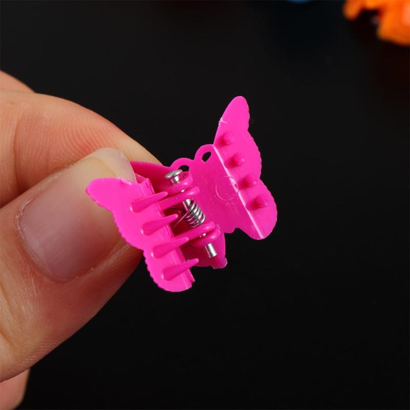 10pcs Mini Butterfly Hair Clip Small Hair Claw Headwear Y2K Hair Accessories