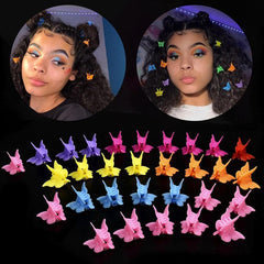 10pcs Mini Butterfly Hair Clip Small Hair Claw Headwear Y2K Hair Accessories