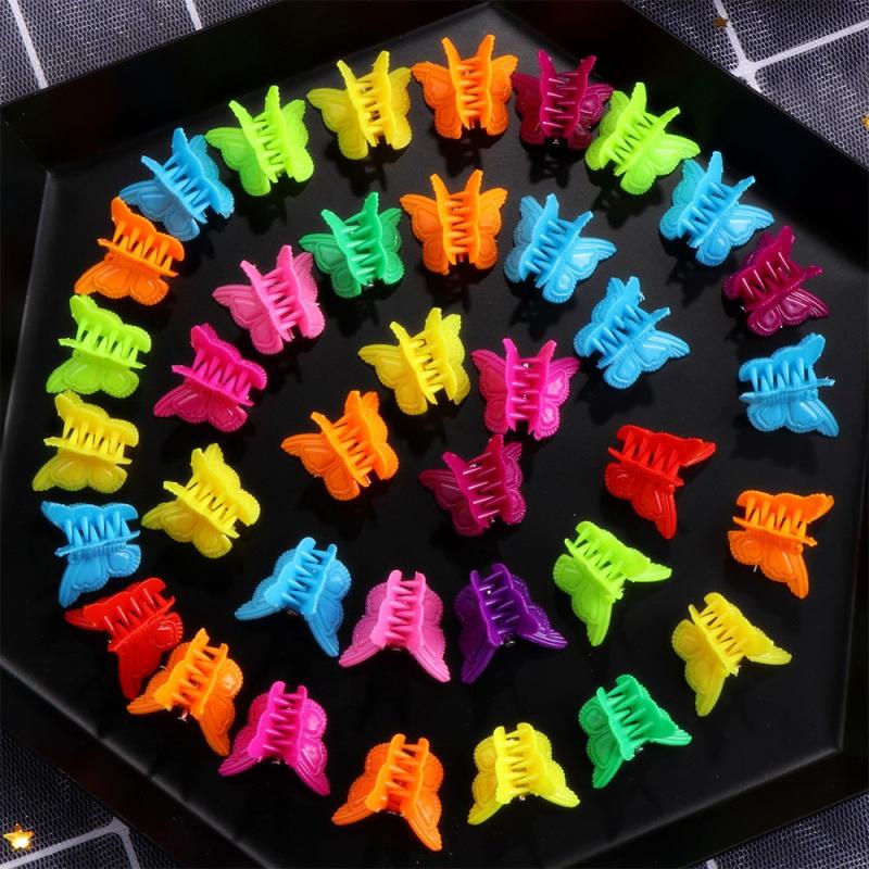 10pcs Mini Butterfly Hair Clip Small Hair Claw Headwear Y2K Hair Accessories