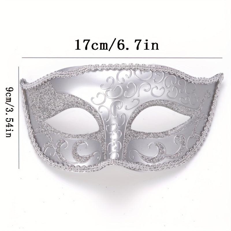 Retro Roman Masquerade Half Face Decoration for Masquerade Ball Halloween