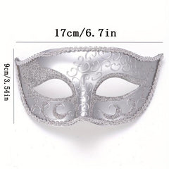 Retro Roman Masquerade Half Face Decoration for Masquerade Ball Halloween
