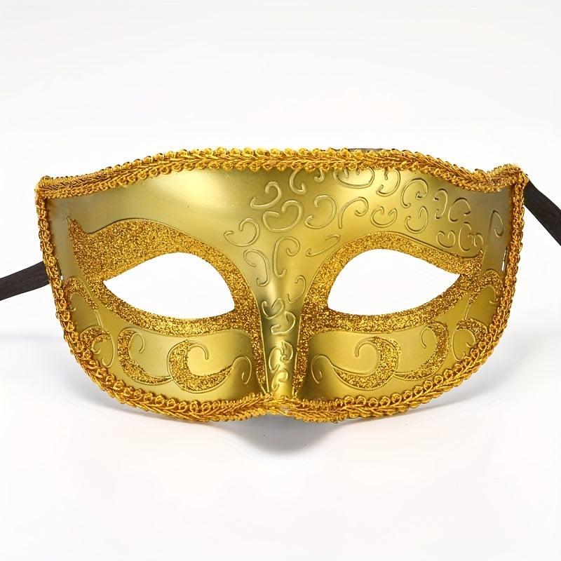 Retro Roman Masquerade Half Face Decoration for Masquerade Ball Halloween
