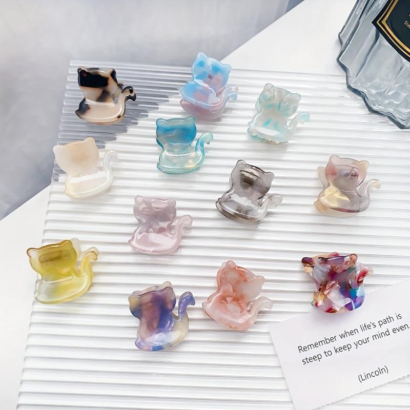 Cat Shape Hair Claw Mini Ponytail Hair Clip Hair Accessories