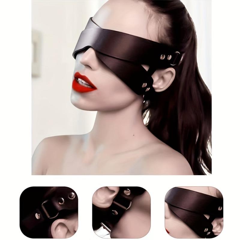 Women Leather Masquerade Party Mask For Halloween Costume