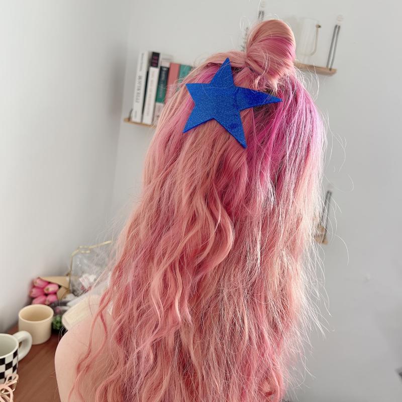 Star Hair Clip Irregular Star Y2K Hairpin Cyberpunk Colorful Barrette Gift