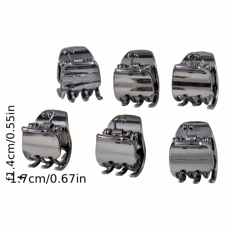 Mini Metallic Hair Claw Style Hair Claw For Side Hair Bang Braids