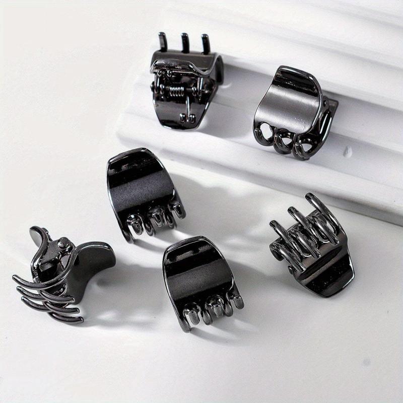 Mini Metallic Hair Claw Style Hair Claw For Side Hair Bang Braids