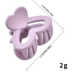 20pcs Matte Mini Hair Claw Solid Shark Claw Hair Accessories for Women
