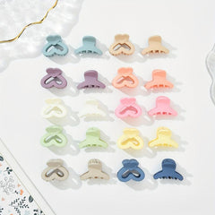 20pcs Matte Mini Hair Claw Solid Shark Claw Hair Accessories for Women