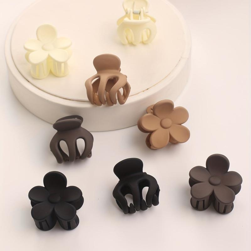 8pcs Mini Hair Claw Square Style Hair Clip Hair Accessories Women