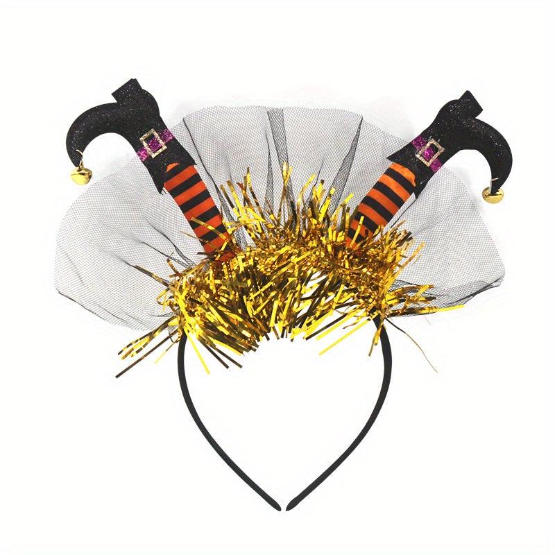 Halloween Witch Feet Headband Funny Horror Headband