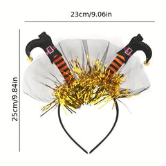 Halloween Witch Feet Headband Funny Horror Headband