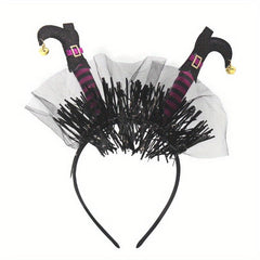 Halloween Witch Feet Headband Funny Horror Headband