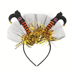 Halloween Witch Feet Headband Funny Horror Headband