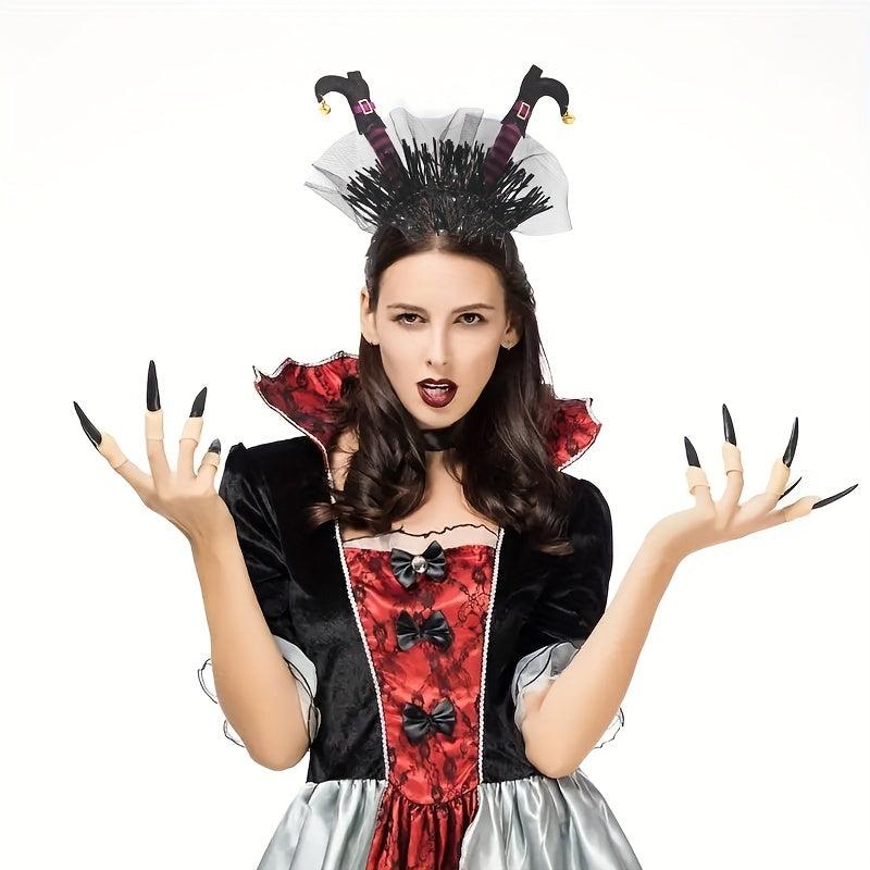 Halloween Witch Feet Headband Funny Horror Headband