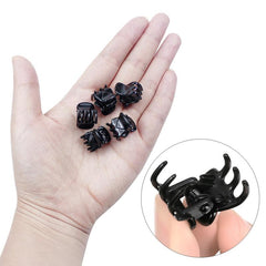 24pcs Solid Hair Claw Mini Banana Clip Hair Styling Accessories