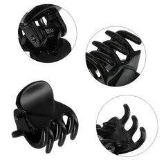 24pcs Solid Hair Claw Mini Banana Clip Hair Styling Accessories