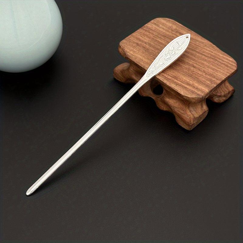 Lotus Flower Hair Pin Metal Hair Stick Non Slip Hair Decoration For Women Girls