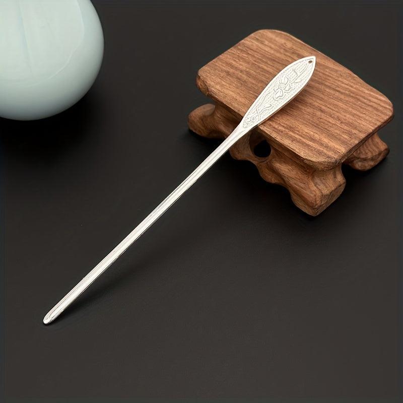 Lotus Flower Hair Pin Metal Hair Stick Non Slip Hair Decoration For Women Girls