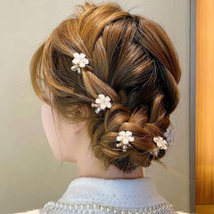 5pcs Mini Flower Hair Claw Clip Small Jaw Clamp Hair Accessory for Women Girls