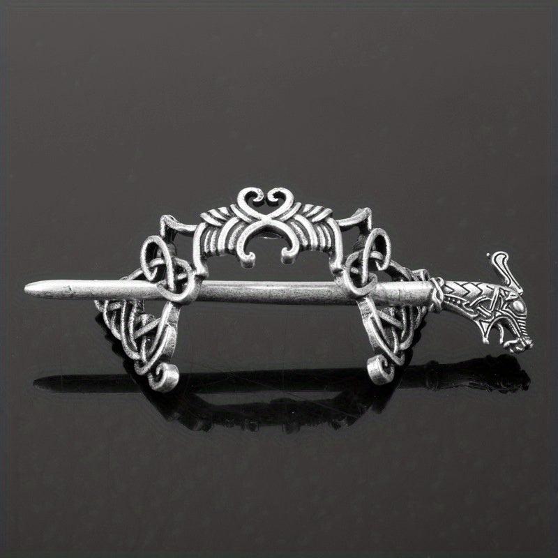 Viking Hair Bun Cuff Cage Ponytail Hair Cuff Women Girls Hair Accessories