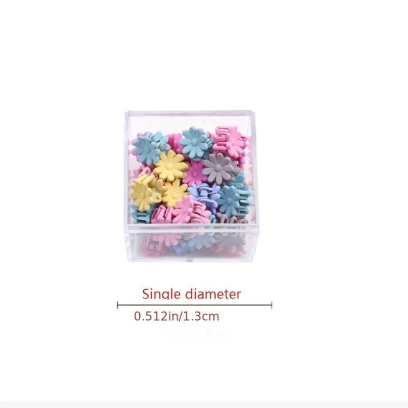 Mini Colorful Hair Claw Clips Star Shape Hair Accessories For Girls