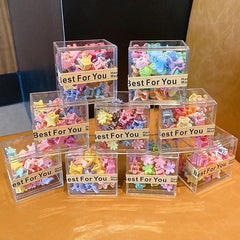 Mini Colorful Hair Claw Clips Star Shape Hair Accessories For Girls