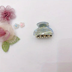 Mini Colorful Hair Claw for Women
