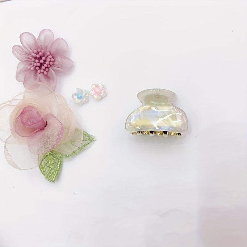 Mini Colorful Hair Claw for Women